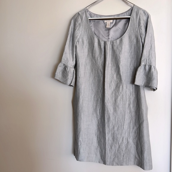 J. Crew Gray Linen Dress - Picture 5 of 11